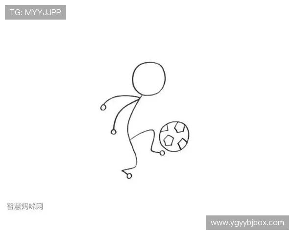 足球明星温馨瞬间与小孩的快乐时光简笔画创作分享